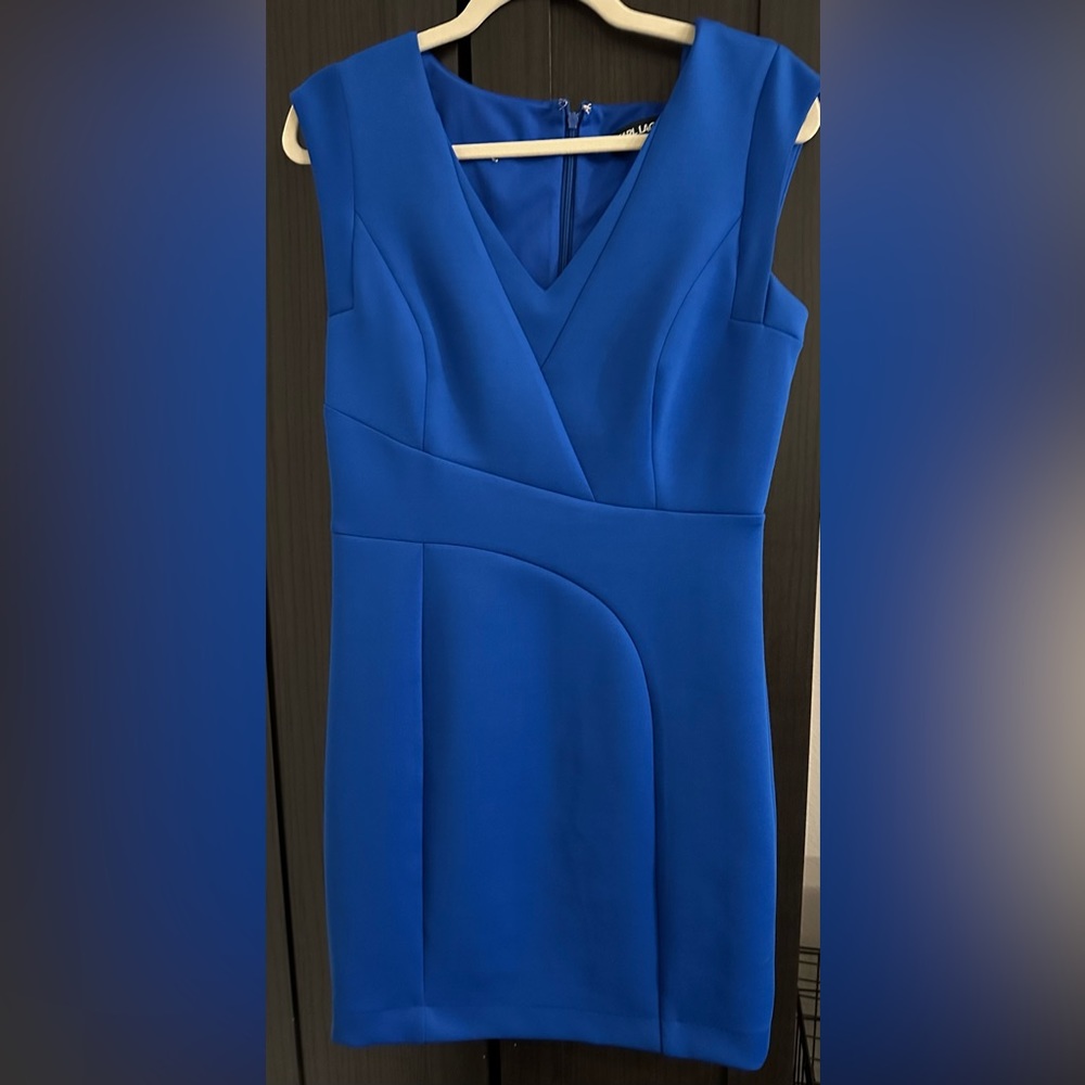 Karl Lagerfeld Blue Sleeveless Dress Size 8